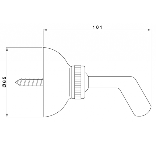 Держатель для душа Nicolazzi Doccia C7125CR хром - фото 2