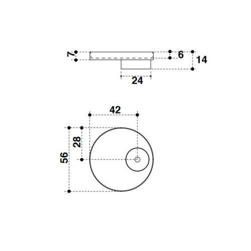 Раковина из искусственного камня Falper Eccentrico WN10560000000 60 см накладная цвет белый без отверстий под смеситель - фото 2