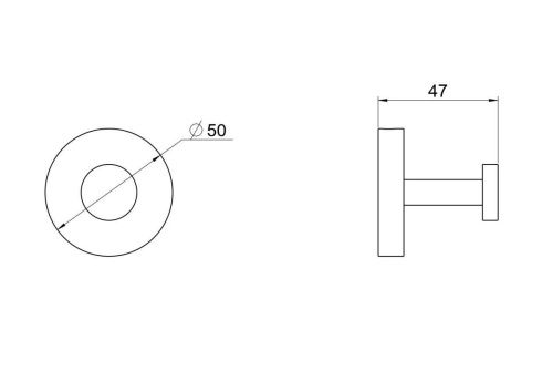 Крючок для ванны Aquatek Бетта AQ4601BGM - фото 2