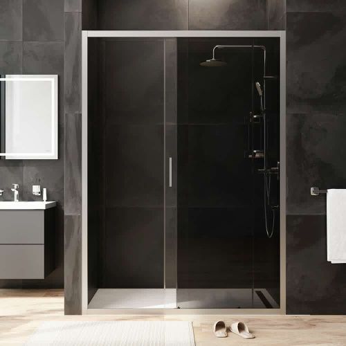 Душевая дверь Am.Pm Gem W90G-140-1-195MG 140х195 стекло прозрачное профиль хром - фото 4