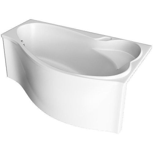 Ванна акриловая 1MarKa GRACIA 01гр1590п 150х90 пристенная асимметричная без каркаса - фото 2