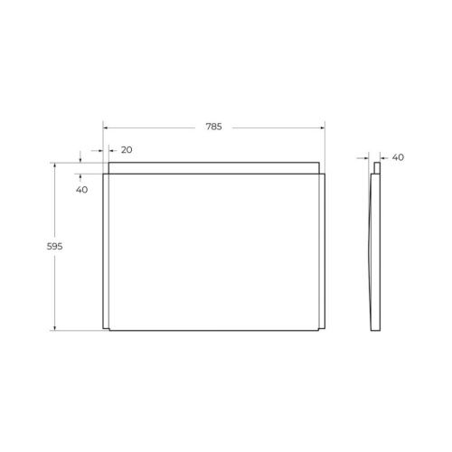 Боковая панель для ванны Cezares EM-F-80-SP-W37 - фото 2