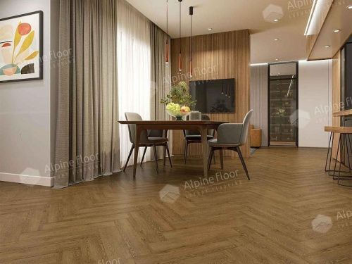 Кварцвиниловая плитка Alpine Floor Parquet LVT ECO 16-32 Дуб Селена Дуб Селена толщина 0.25 см 43 класс 590х118 - фото 4