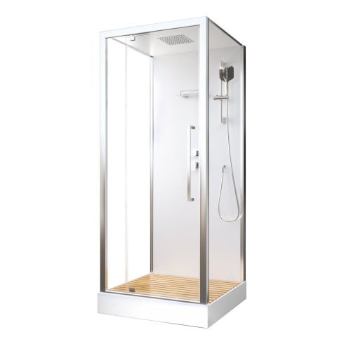 Душевая кабина Acquazzone Nikita 100SL 100х100 квадратная с крышей ориентация универсальная