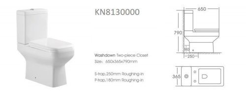 Унитаз-компакт напольный с бачком Stella Polar Калафель SP-00001847 белый с сиденьем микролифт душевой смыв - фото 3