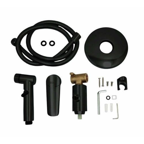 Гигиенический душ со смесителем Esko Lagos Black SMHLGB черный - фото 5