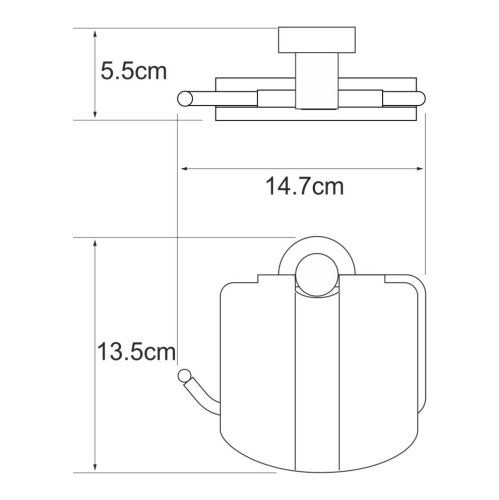 Бумагодержатель WasserKRAFT 9425 - фото 4