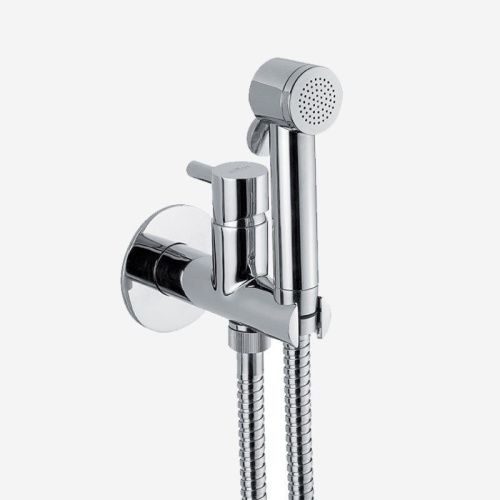 Гигиенический душ со смесителем Webert Elio EL870303015PVC хром - фото 2