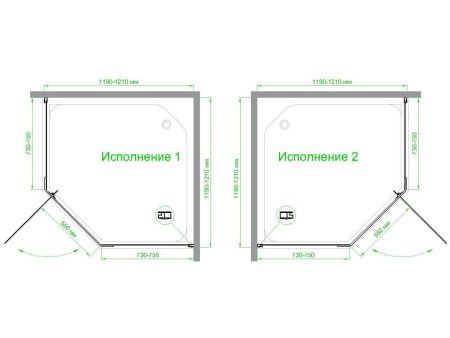 Душевой уголок Royal Bath TR RB120TR-T 120х120 стекло прозрачное профиль белый без поддона