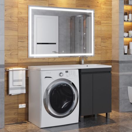 Тумба под раковину Uperwood Magenta 5930205167 50х50 напольная цвет черный