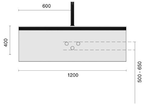 Тумба под раковину Armadi Art Quatro 790-M2-140(70+70)-D-A-LED 140х50 подвесная цвет бежевый - фото 2