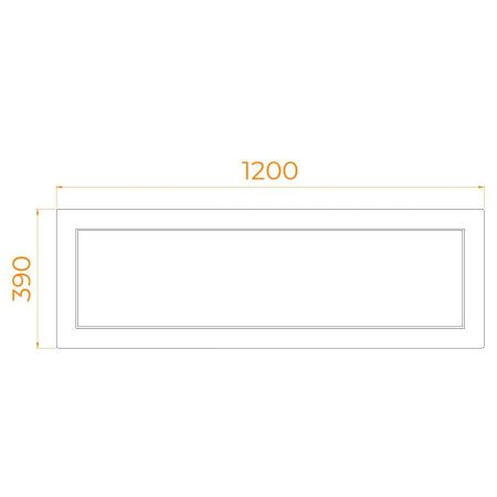 Экран фронтальный для поддона RGW 16230911-12a