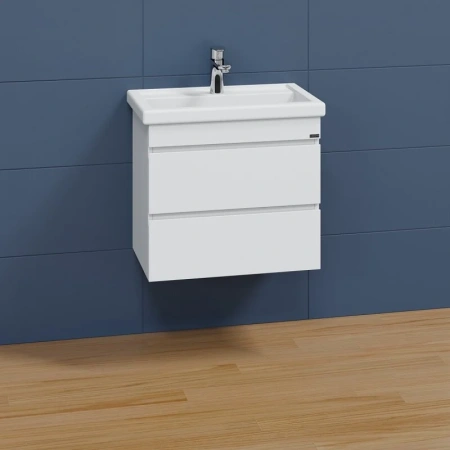 Тумба под раковину СанТа Марс 700292 60х40 подвесная цвет белый