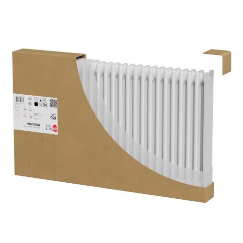 Дизайн-радиатор Royal Thermo Insignia In-VC2180.08.9016 - 08 секций RAL9016 - фото 4