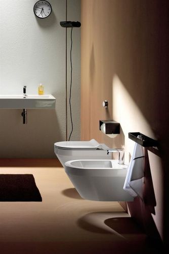 Чаша унитаза подвесная GSI Pura 881611_УЦ/2 цвет белый без сиденья безободковая смыв торнадо (раковина на задней стенке) - фото 4