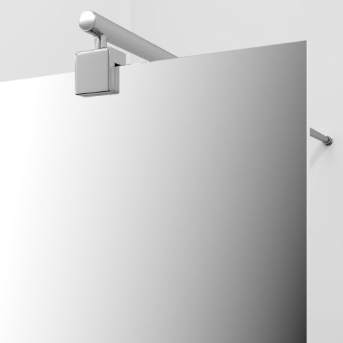 Душевая перегородка Wasserkraft Rur 30W 30W39-MR 90х200 стекло зеркальное профиль хром - фото 2