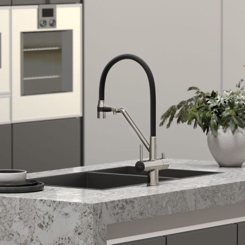 Смеситель для кухни Sancos Dora SC4003BN на мойку никель - фото 2