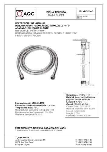 Смеситель для ванны AQG Tube 01TUB410CR настенный хром - фото 3