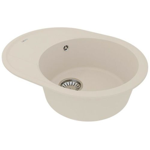 Кухонная мойка LeMark Lacha 620 9910054 60х45 цвет бежевый поверхность матовая - фото 2