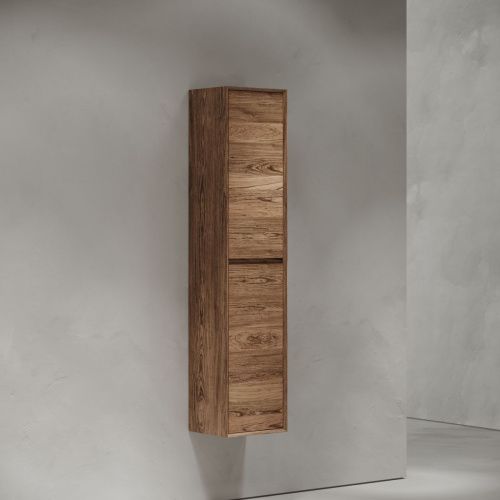 Шкаф-пенал Sancos Marmi 1.0/Marmi 2.0 PMR35ECH 40х160 подвесной цвет коричневый - фото 3