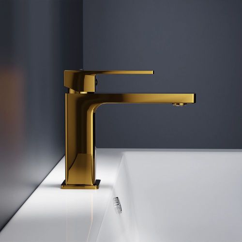 Смеситель Damixa Gala 530210600 на раковину золото - фото 3