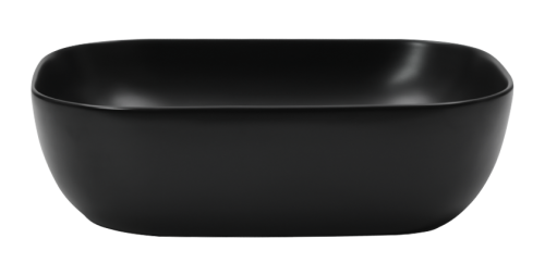 Раковина мебельная из сантехнического фаянса Melana 320328MB-805 50х30 накладная цвет черный - фото 2