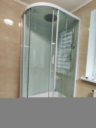 Душевая кабина Frank 129009 120х80 асимметричная с крышей ориентация правая - фото 4