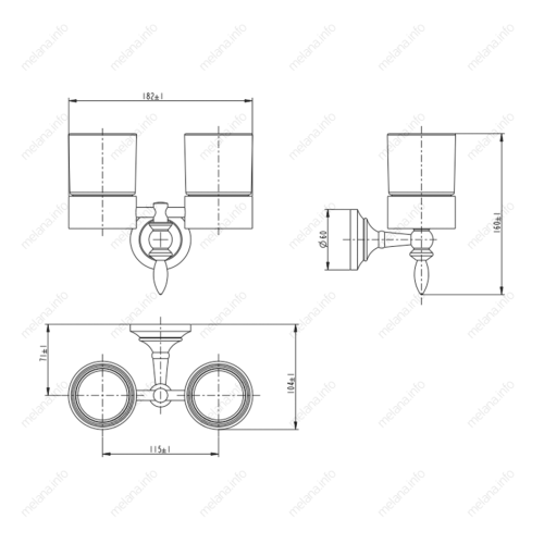 Стакан Melana 820011 - фото 2