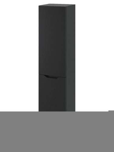 Шкаф-пенал Orange Line Li-35Pub 40х170 подвесной цвет черный - фото 3