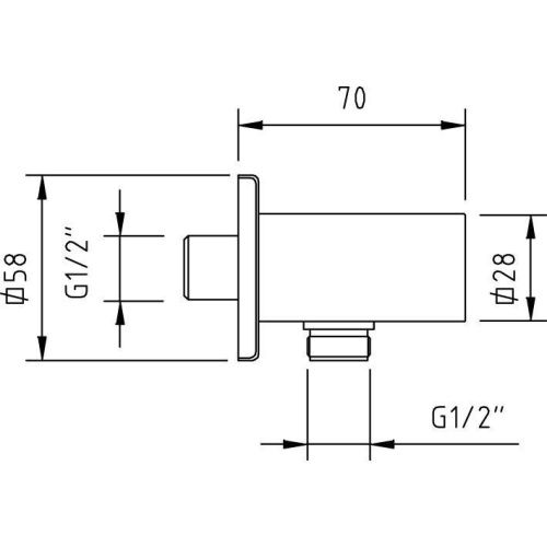 Шланговое подключение Clever BIMINI 98235 - фото 2