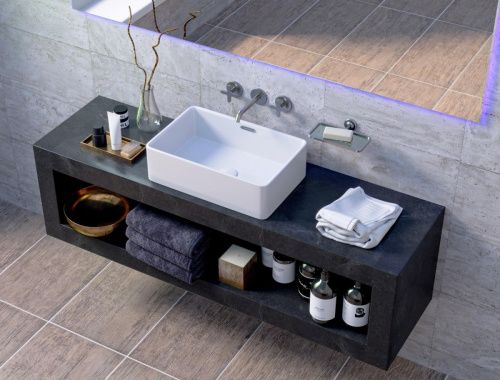 Раковина керамическая Allen Brau Fantasy 4.11002.20 50х30 накладная цвет белый без отверстий под смеситель - фото 2