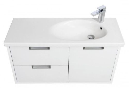 Тумба под раковину Roca Etna 7857302806 100х40 подвесная цвет белый - фото 4