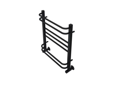 Полотенцесушитель водяной Aquatek Бетта AQ KRC0760BL 50х60 черный - фото 2