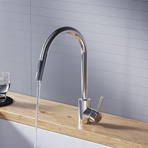 Смеситель для кухни Dorff Logic D3007500 на мойку хром - фото 4