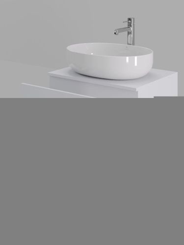 Тумба с раковиной Orange Line Li-60TuwMDF+B05-520W 60х50 подвесная цвет белый - фото 4