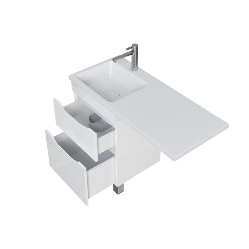 Тумба под раковину Grossman Вилар 125011 50х50 напольная цвет белый - фото 2