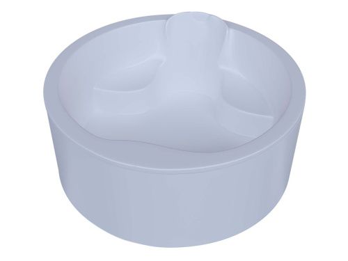 Ванна акриловая Aquatek Аура AUR180-0000033 180х180 отдельностоящая круглая с каркасом без ручек - фото 2