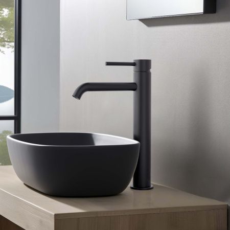 Смеситель Aquatek ЕВРОПА AQ1304MB на раковину черный