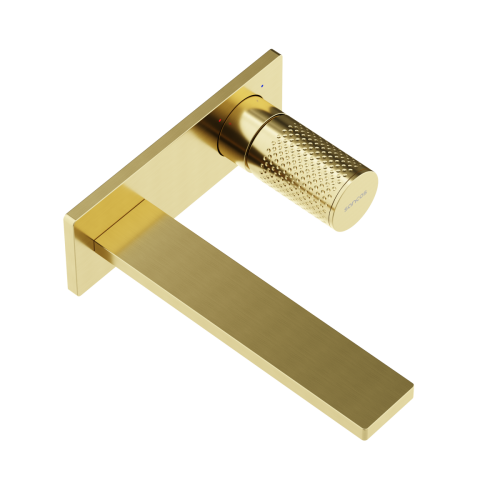 Смеситель для раковины Sancos Nexus SC9013BG встраиваемый в стену золото - фото 2