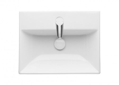 Раковина из сантехнического фарфора Roca Oleta 73274C300Y 50х40 накладная цвет белый