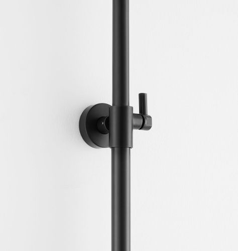 Душевая стойка Arrow AG3311BC настенная цвет черный - фото 4