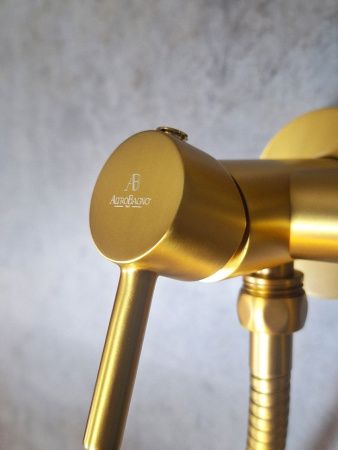 Гигиенический душ со смесителем AltroBagno Modern AltroBagnoModern060117BG золото матовое