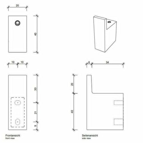 Крючок Decor Walther Brick 650300 - фото 2