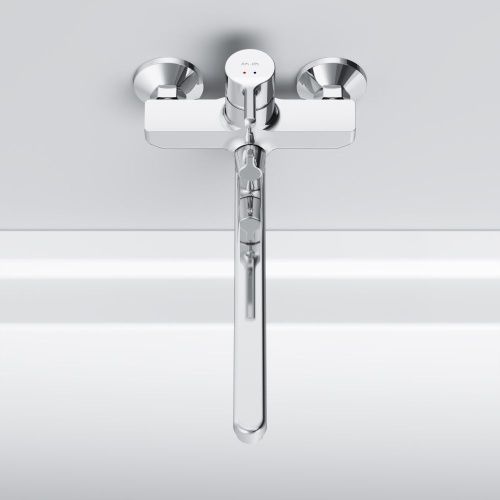 Смеситель для ванны и душа Am.Pm X-Joy F85A90000 настенный хром - фото 5