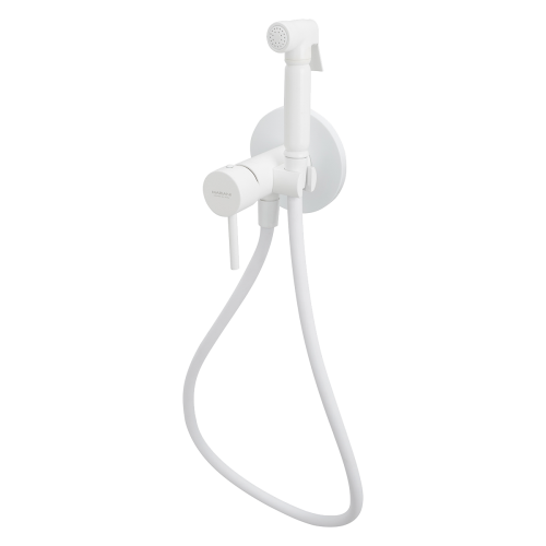 Гигиенический душ со смесителем Mariani B37185NXW белый - фото 2