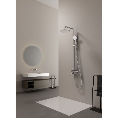 Душевая стойка Splenka S221.24.05 настенная цвет серый - фото 4