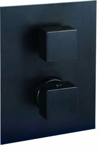 Смеситель для ванны с душем Paffoni Elle LEQ513NO/M встраиваемый в стену черный с термостатом