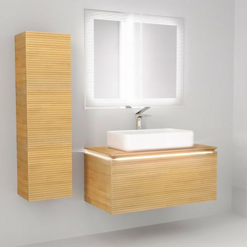 Зеркало с подсветкой Jorno KARAT Kar.02.100/P/W 100х80 подвесное - фото 2