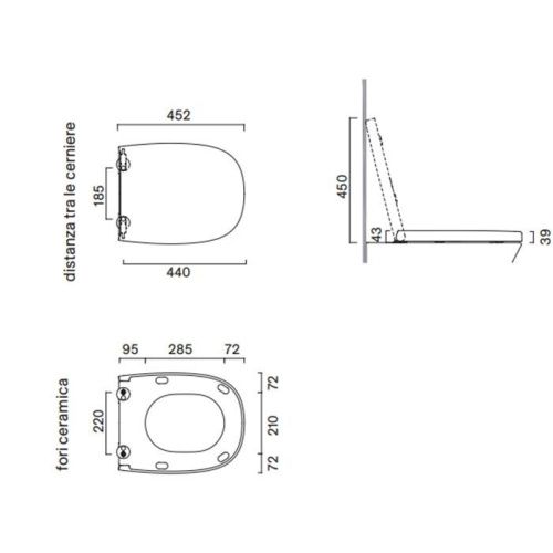Крышка сиденье для унитаза Catalano Alvea 651100001 - фото 2