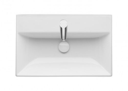 Раковина из сантехнического фарфора Roca Oleta 73274C400Y 60х40 накладная цвет белый - фото 2